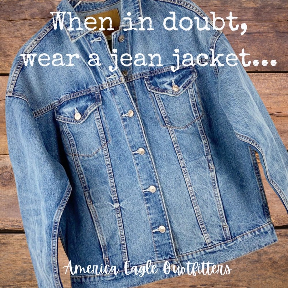 American Eagle Outfitters Jean Jacket - Picture 1 of 11